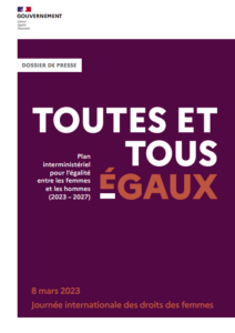 Plan interministériel pour l'égalité entre les femmes et les hommes 2023-2027